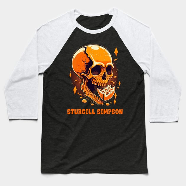 Orange Style Sturgill Simpson Baseball T-Shirt by Hous One